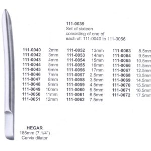 Vaginal Retractor And Uterine Dilators